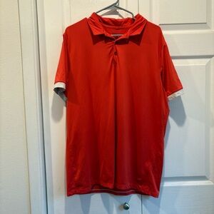 Orange Nike Golf Polo - Size Large